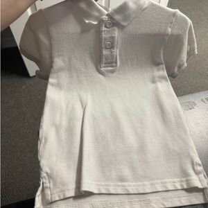 Kids White Polo Shirt